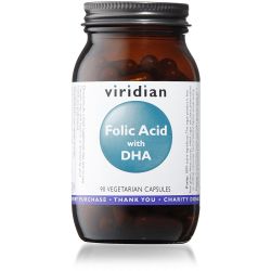Viridian Folic Acid with DHA - 90 Veg Caps