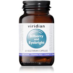 Viridian Bilberry with Eyebright Extract - 30 Veg Caps