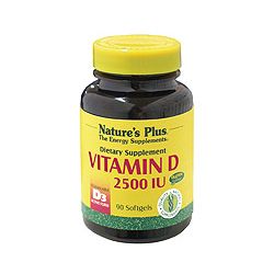 Nature's Plus VitaminD3 2500 IU Softgels 90's