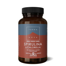 Spirulina & Chlorella (fresh freeze dried - Organic) 100's