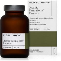 Wild Nutrition Food-Grown Organic Turmaforte Turmeric 60 caps