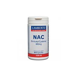 Lamberts N-Acetyl Cysteine (NAC) 600mg 60's