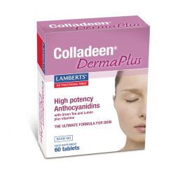 "COLLADEEN®  DERMA PLUS Anthocyanidins with Green Tea leaf and Lutein"