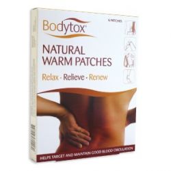 Bodytox Natural Warm Patches 6 Pack