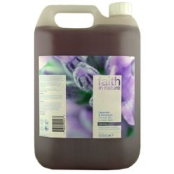 Faith in Nature Lavender & Geranium Shower Gel & Foam Bath 5 ltr