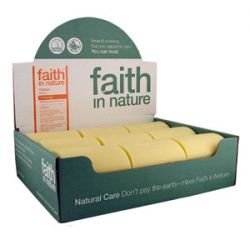 Faith in Nature Orange Soap - box of 18 bars 