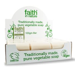 Faith in Nature Tea Tree Soap - box of 18 bars 