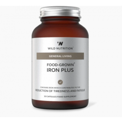 Wild Nutrition General Living Food-Grown Iron Plus 30 caps
