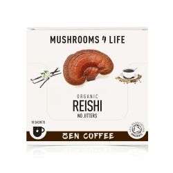 Mushrooms4Life Organic Reishi - Zen Coffee Sachets 10 x 3.2g