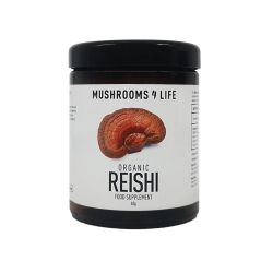 Mushrooms4Life Organic Reishi Powder - Amber Glass 60g