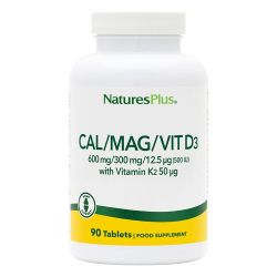 Nature's Plus Cal/Mag/Vit D3 with Vitamin K2 90's