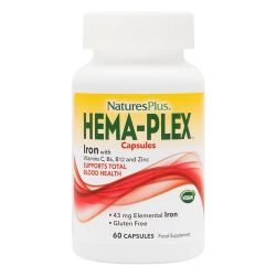 Nature's Plus Hema Plex Veg. Capsules 60's 