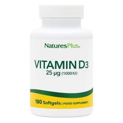 Nature’s Plus® Vitamin D3 1000 IU Softgels 180's