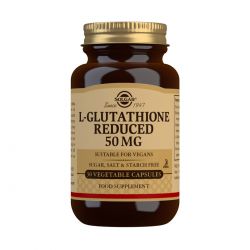 Solgar L-Glutathione Reduced 50 mg Vegetable Capsules - Pack of 30