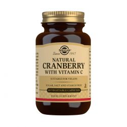 Solgar Natural Cranberry with Vitamin C Vegetable Capsules - Pack of 60